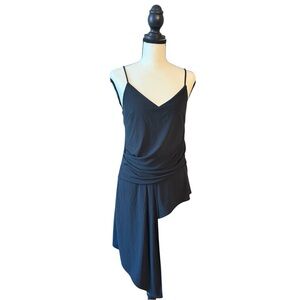 Express Black Asymmetrical Top